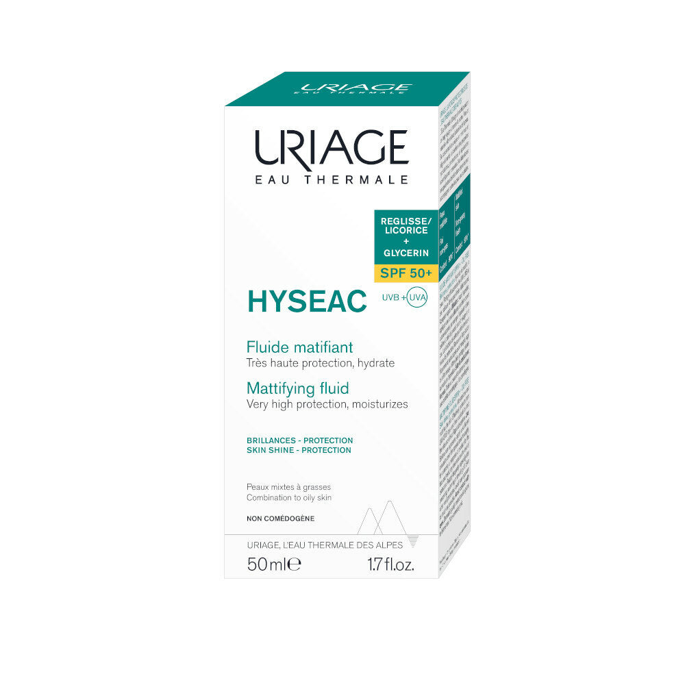 Uriage Hyseac Solaire Fluido Solare Viso SPF50+ 50ml-2