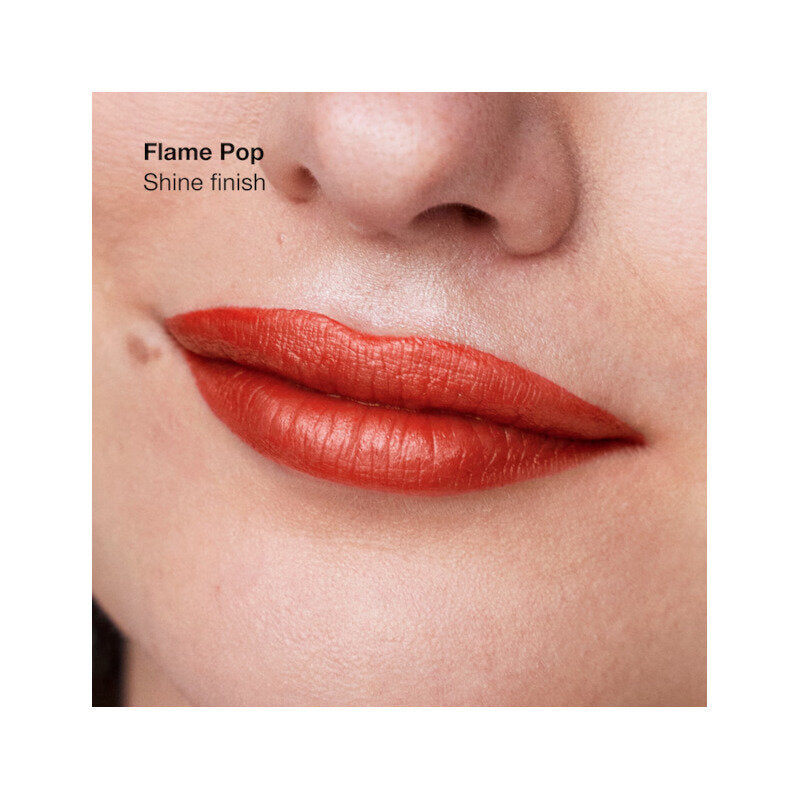 Clinique Pop Longwear Lipstick Rossetto Shine Flame-3