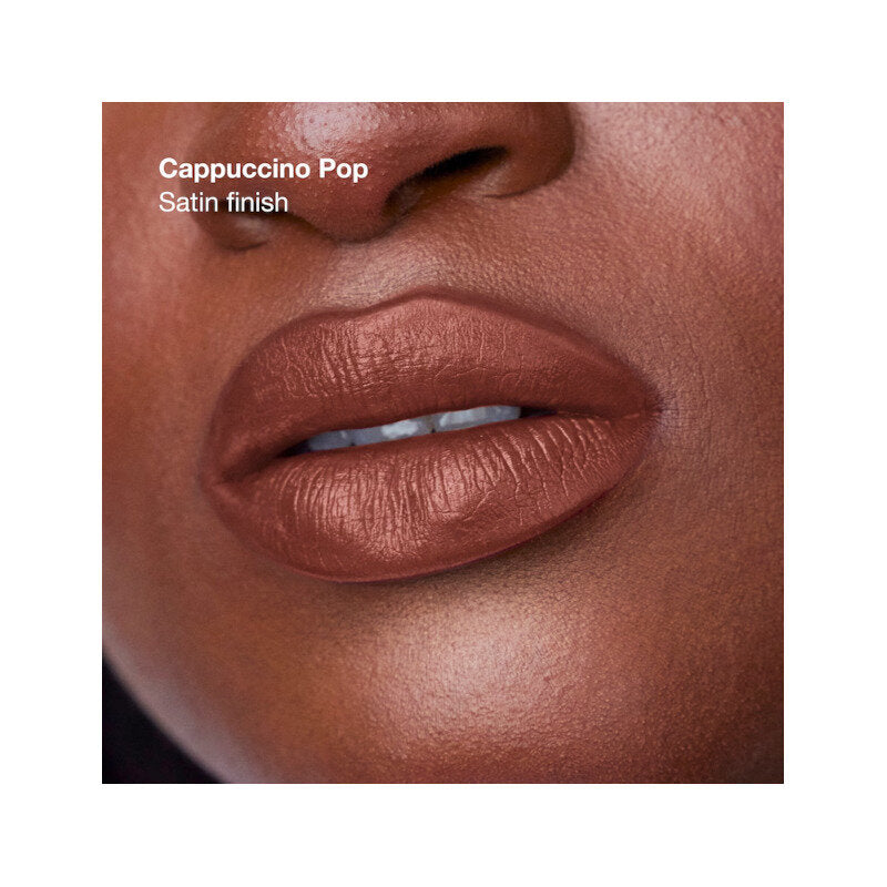 Clinique Pop Longwear Lipstick Rossetto Satin Cappuccino-3