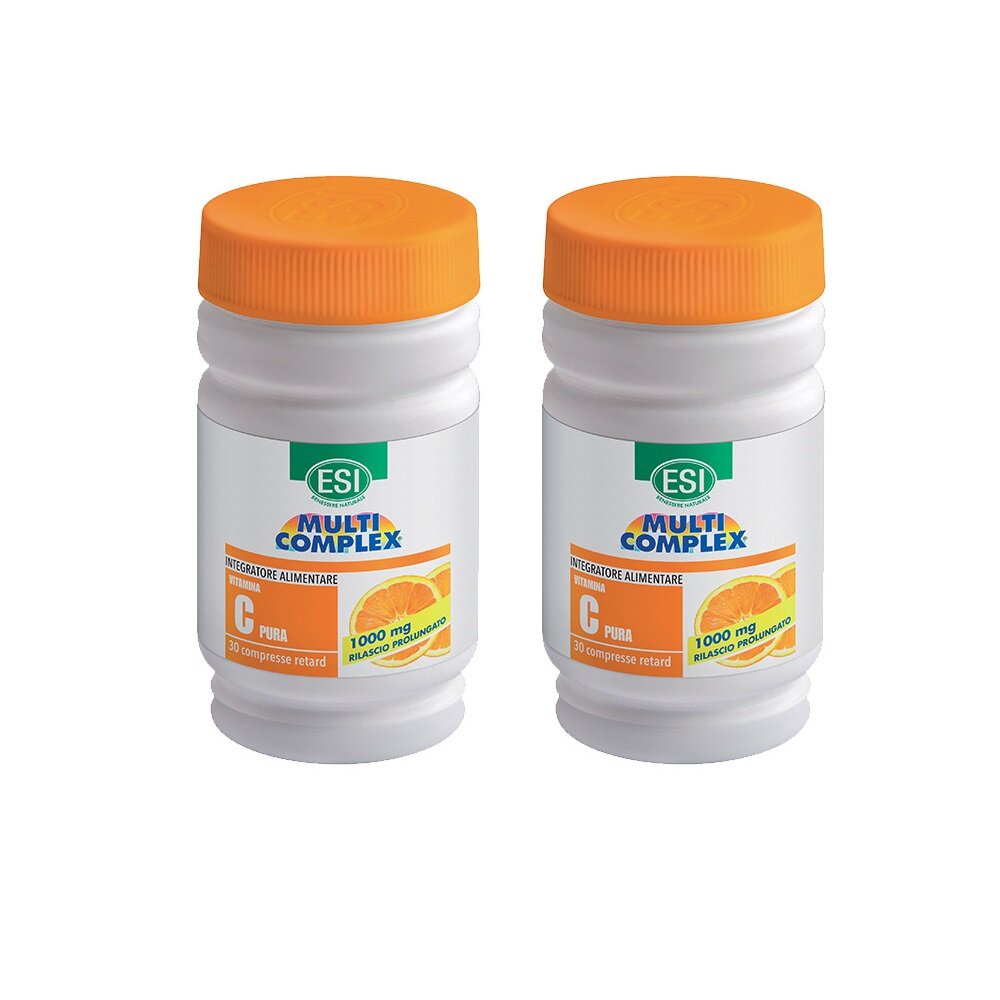 Esi Multicomplex Vitamina C Pura Retard Bipack 30+30 Compresse-1