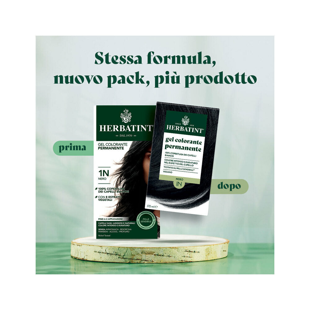 Herbatint Gel Colorante Permanente 1N Nero 170ml-6