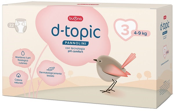 D-topic Pannolini Taglia 3 22 Pezzi-0