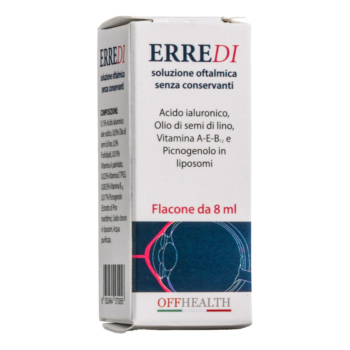 Erredi Soluzione Oftalmica Senza Conservanti 8 ml