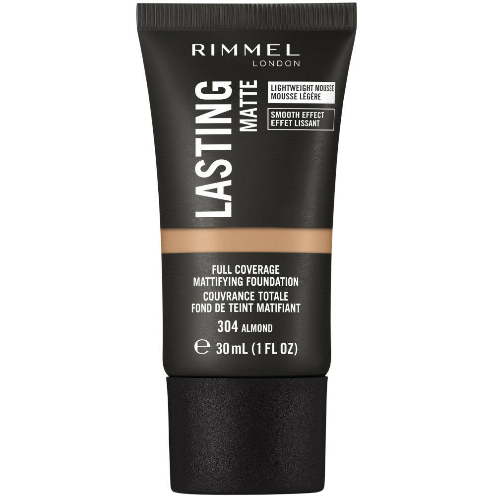 Rimmel Fondotinta Lasting Matte 304 Almond 30ml-2
