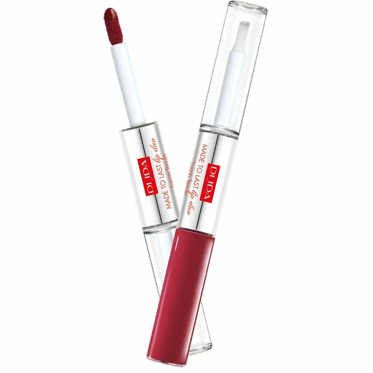 Pupa Made to Lip Duo Rossetto liquido Colore&Topcoat waterproof n. 005 Deep Ruby-2