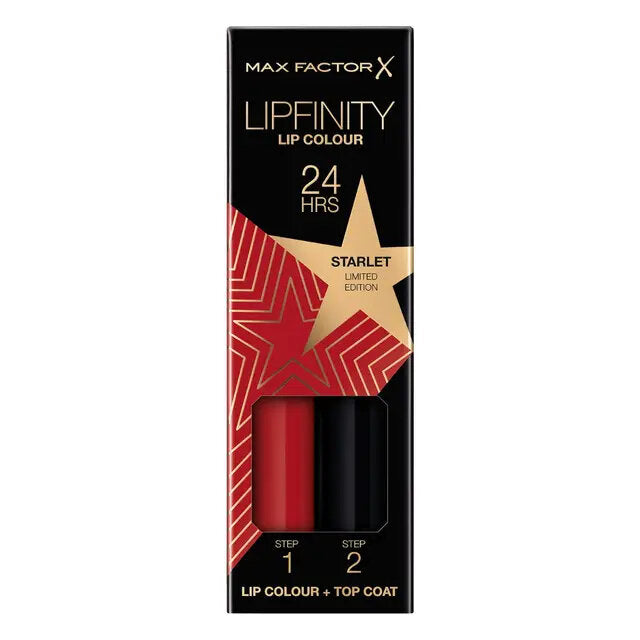 Max Factor Set Labbra Lipfinity Lip Colour Numero 88 Scarlet-1