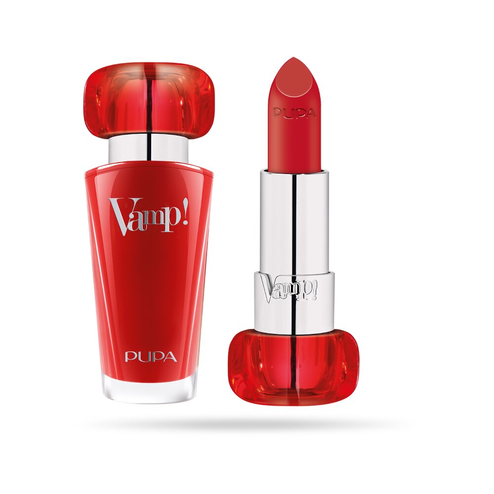 Pupa Vamp! Lipstick Rossetto Volumizzante 3,5g Iconic Red 303-2