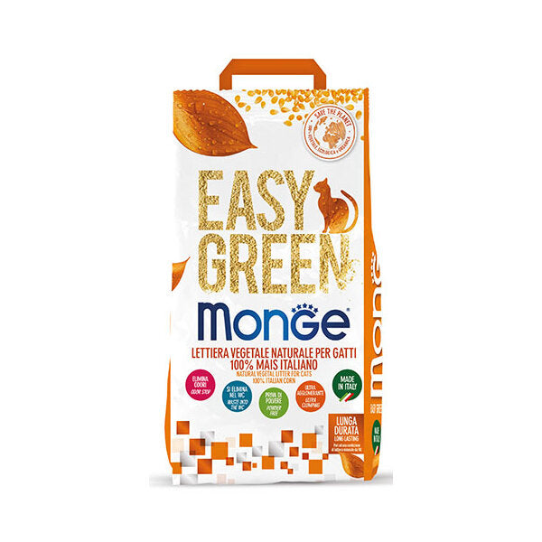Monge Lettiera Easy Green 100% Mais Italiano Per Gatti 10L-2