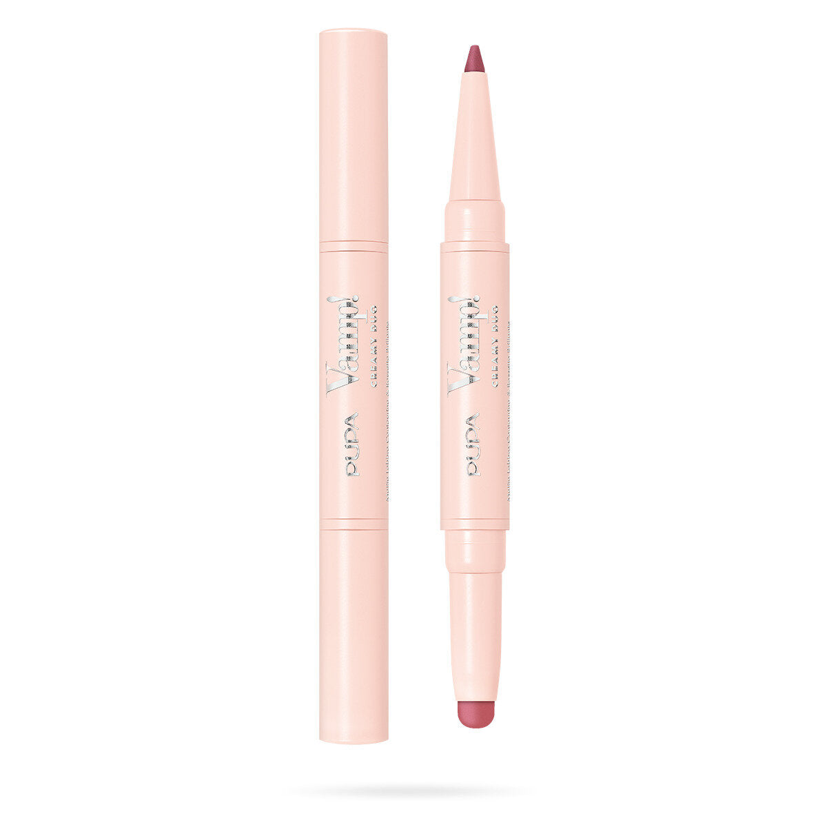 Pupa Vamp! Creamy Duo Matita Labbra Contouring & Rossetto Brillante 008 Vintage Rose-3
