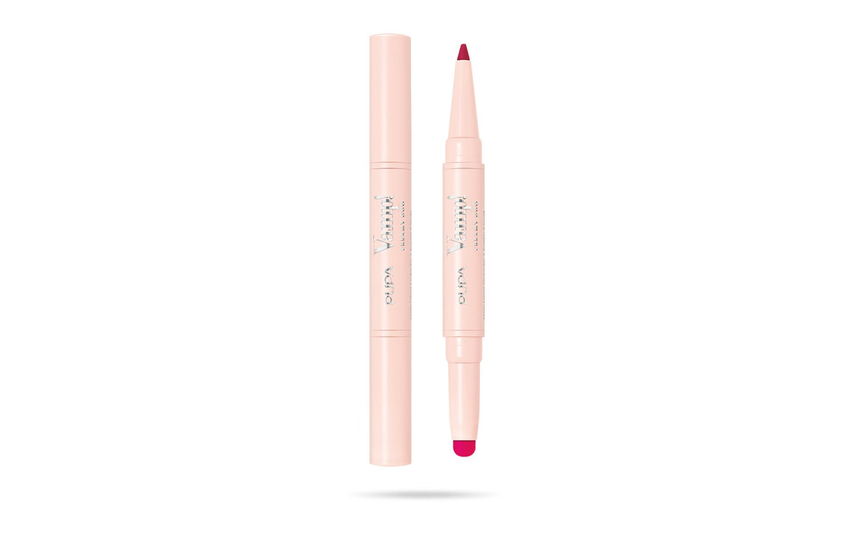 Pupa Vamp! Matita Labbra Contouring & Rossetto Brillante 012 Cherry Red-1