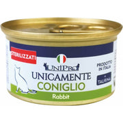 Unipro Unicamente Coniglio Cibo Umido Gatti Adulti Sterilizzati Barattolo 85g-2