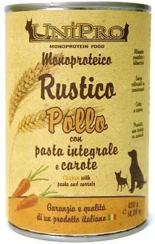 RUSTICO POLLO PASTA INTEGR.CAROTE GR.400-1