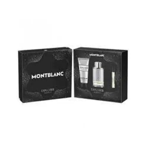 Montblanc Cofanetto Explorer Uomo Eau de Parfum 100ml + 7,5ml, Shower Gel 100ml-1