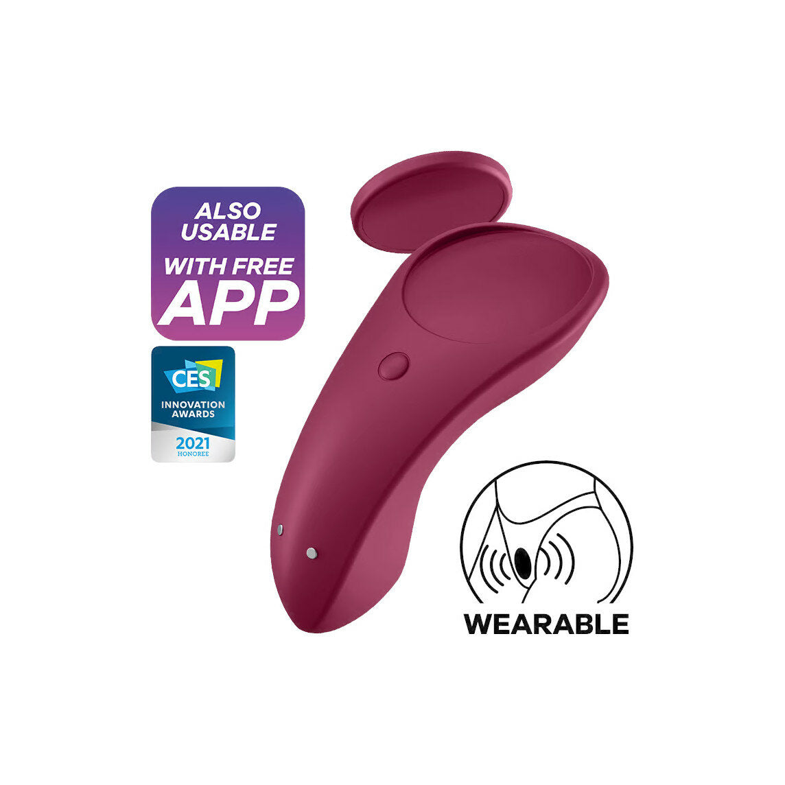 Satisfyer Sexy Secret Connect App Stimolatore Clitorideo-7
