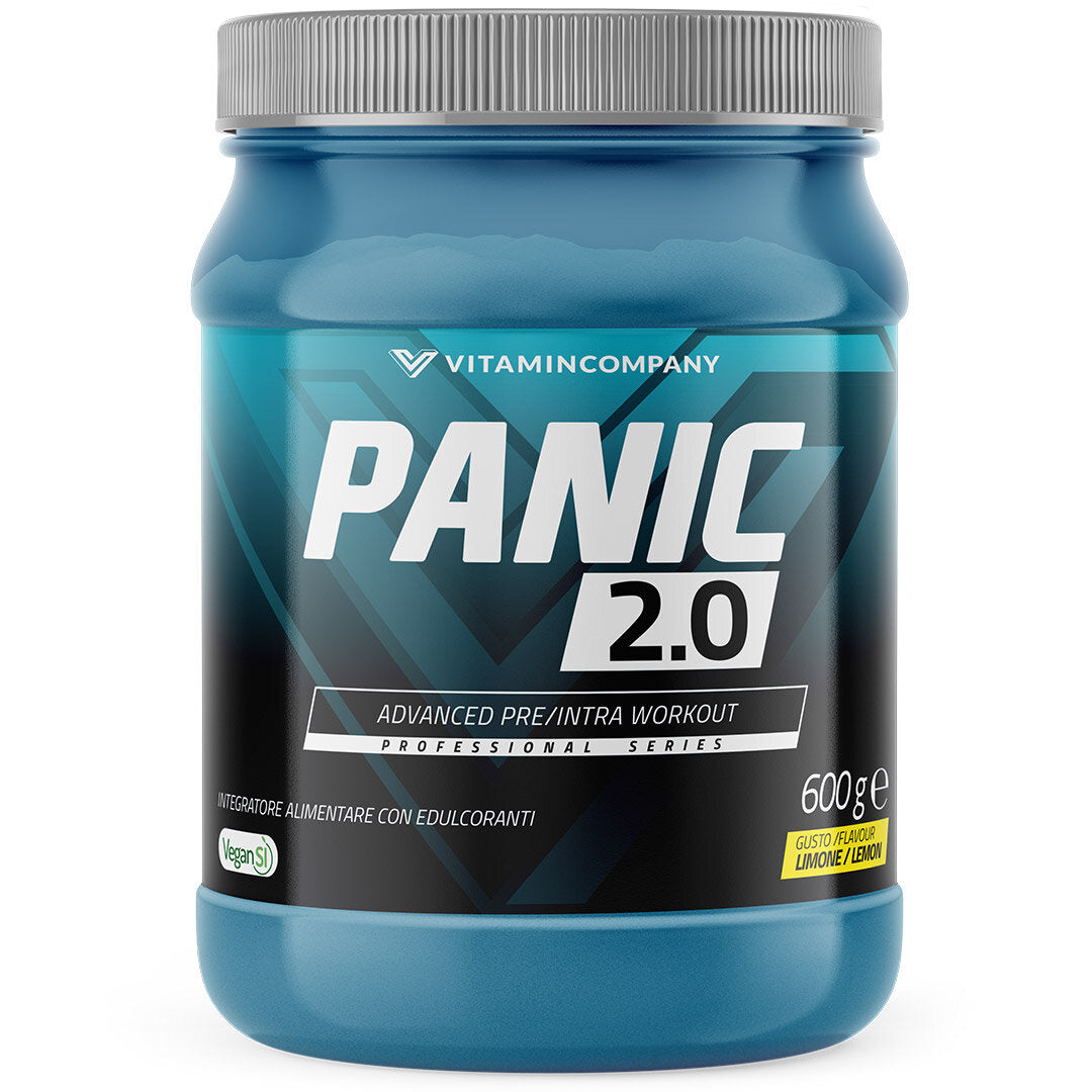 Vitamincompany Panic 2.0 Pre-Intra Workout Limone 600g-1