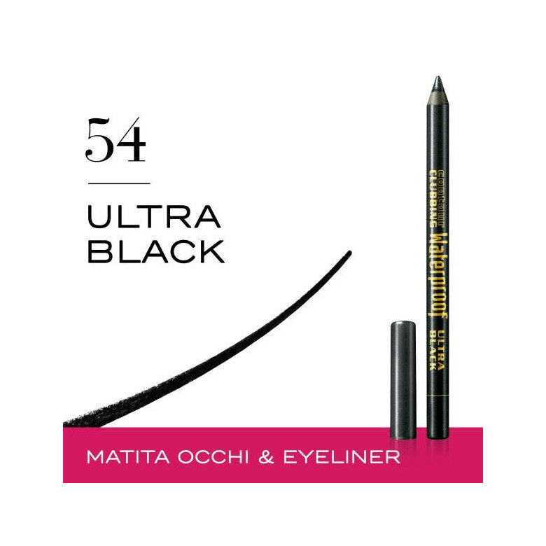 Bourjois Contour Clubbing Waterproof Matita Occhi 1,2g 054 Ultra Black-2