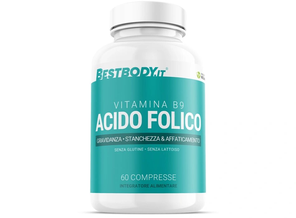 BestBody Acido Folico 400µg 60 Compresse-1