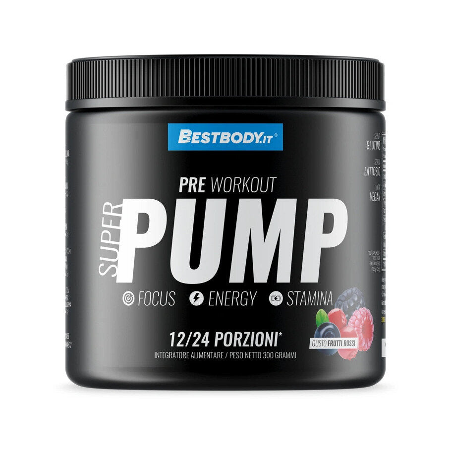 Bestbody Super Pump Pre Workout Frutti Rossi 300g-1