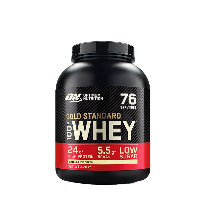 Optimum Nutrition Gold Standard 100% Whey Protein Gusto Vanilla Ice Cream 2270g-1