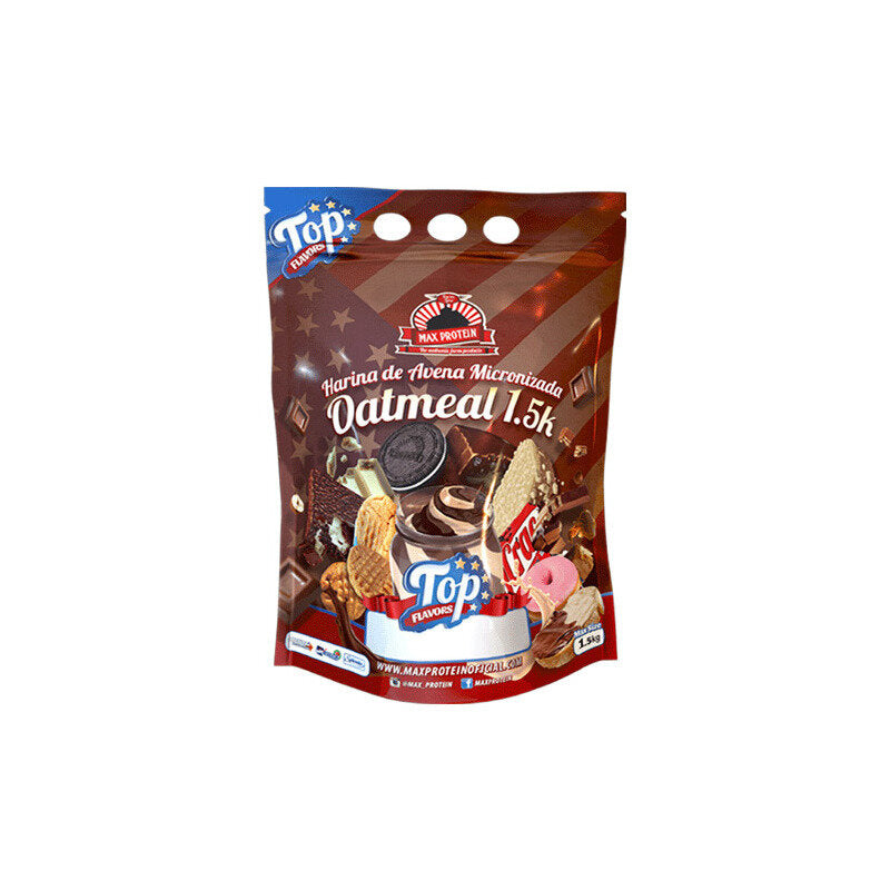 Max Protein OatMeal Top Flavor Gusto Torrone Black Max 1500g-1