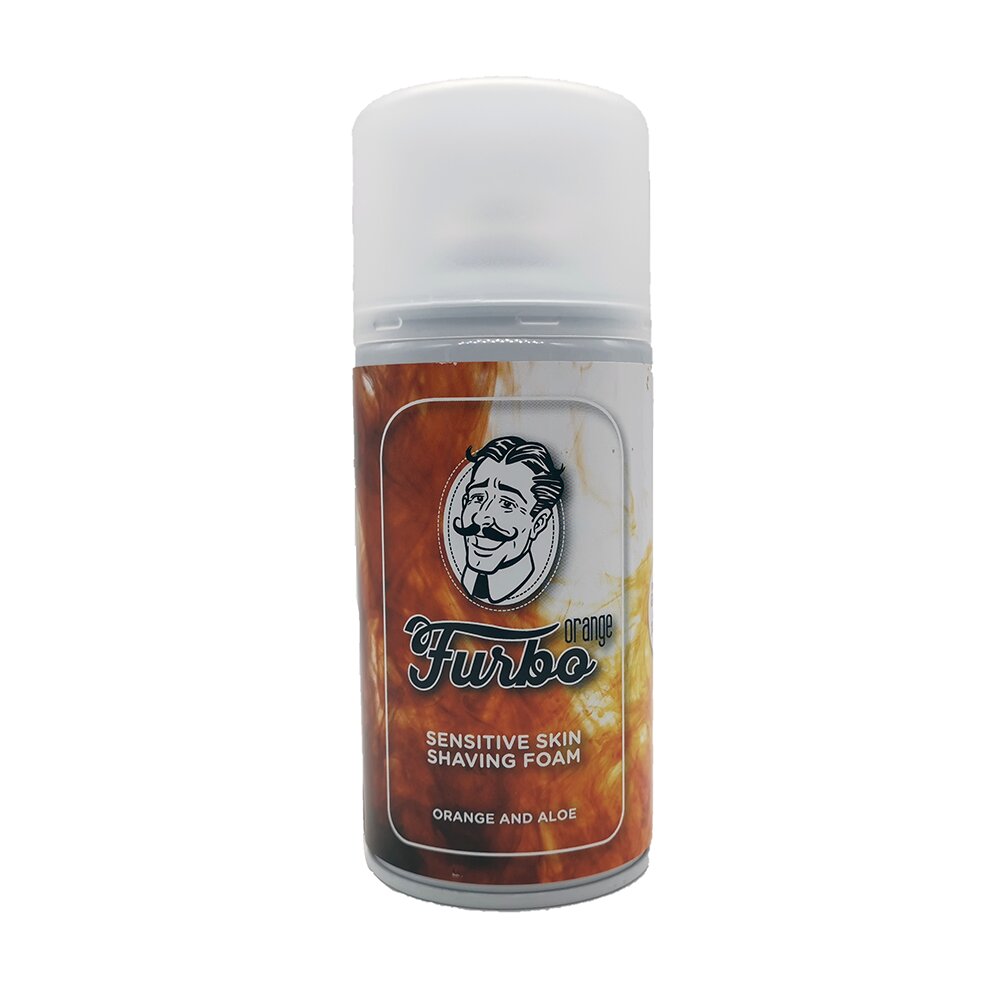 Furbo Vintage Orange Sensitive Skin Shaving Foam 300ml-3