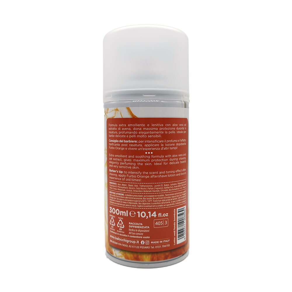 Furbo Vintage Orange Sensitive Skin Shaving Foam 300ml-2