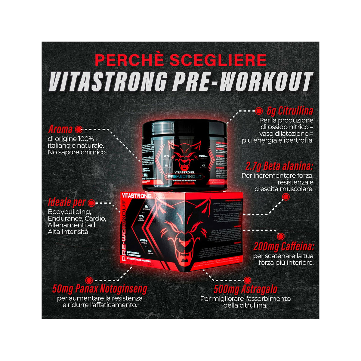 Vitastrong Preworkout 300g-3