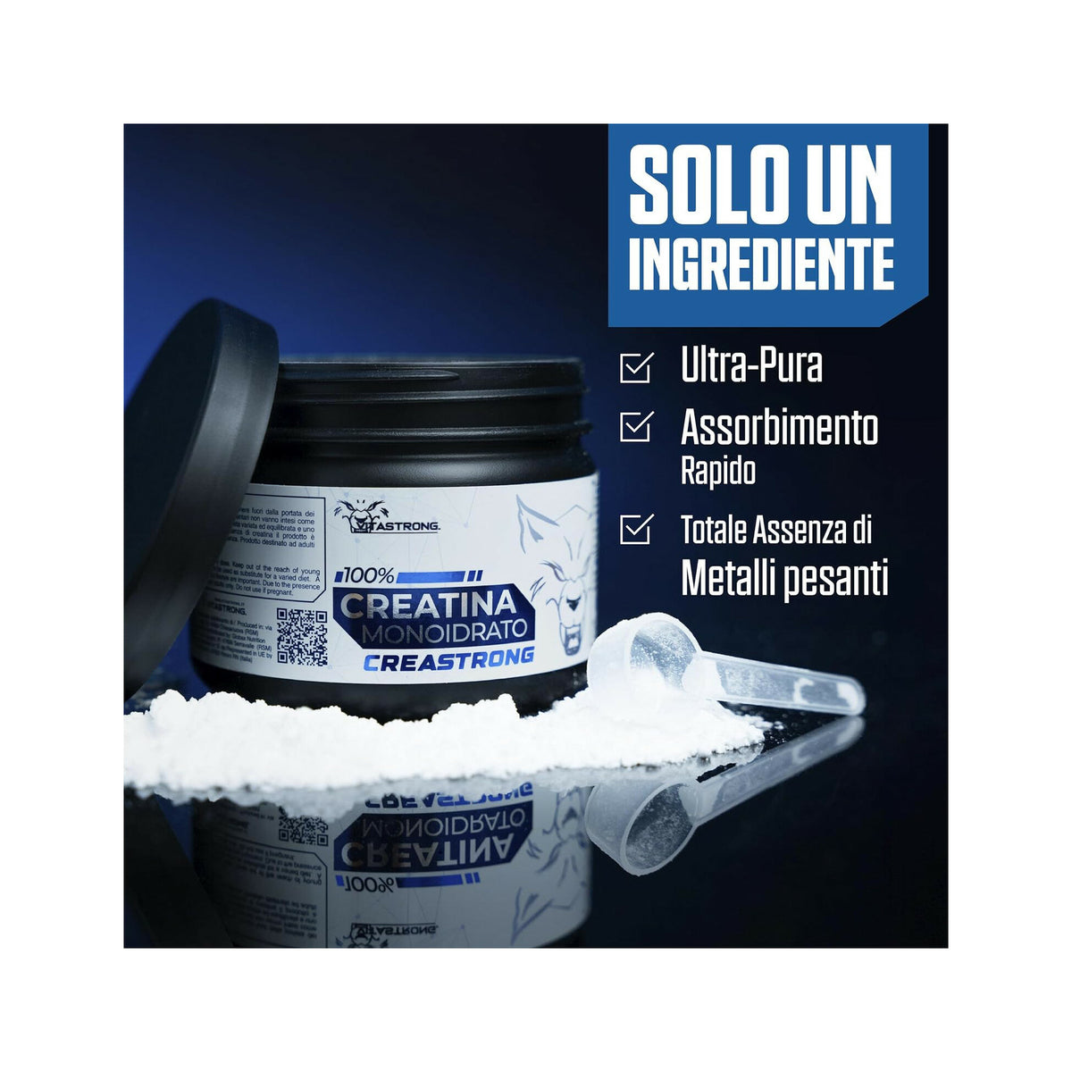 Vitastrong Creatine Monohydrate Creastrong 250g-4