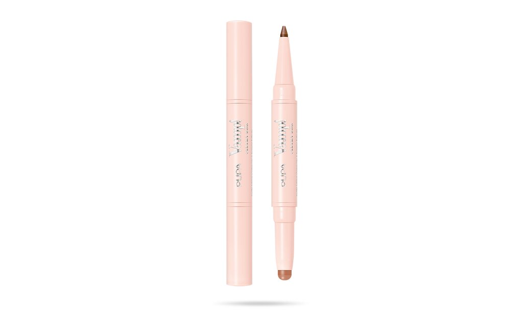 Pupa Vamp! Creamy Duo Matita Labbra + Rossetto Brillante 020 Brown Nude-1