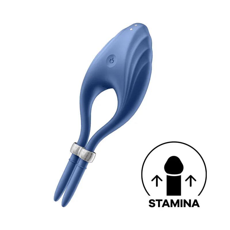Satisfyer Duelist Anello Vibrante Blu-2