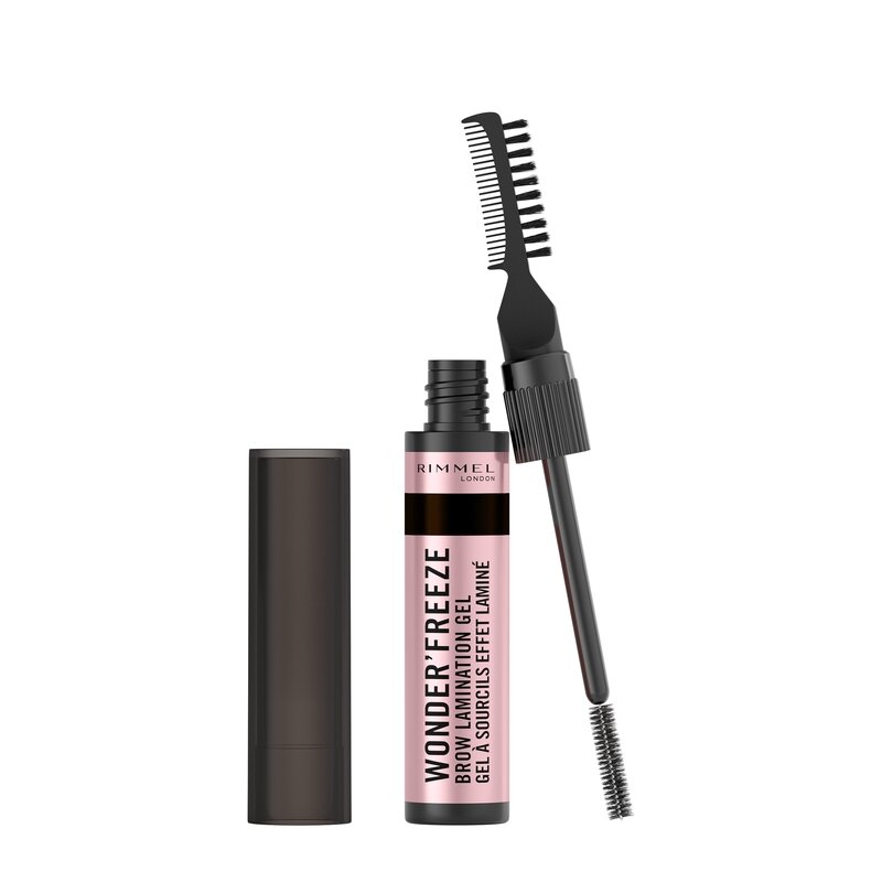 Rimmel Wonder Freeze Brow Lamination Gel Cera Sopracciglia 004 Deep Brown 6g-2