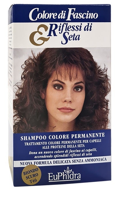 Euphidra Colore di Fascino & Riflessi di Seta Shampoo Colore Permanente 46 Biondo Scuro 120 ml-1