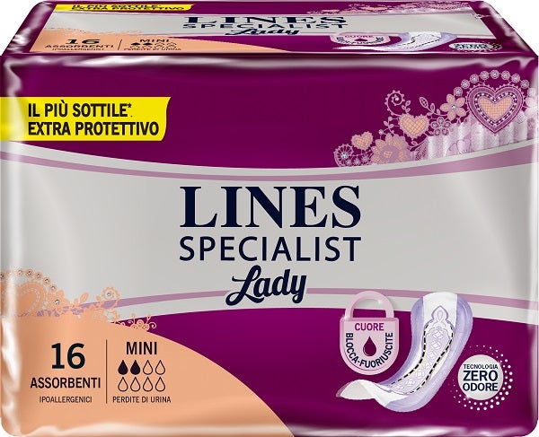 Lines Specialist Mini Lady 16 Assorbenti Incontinenza-1