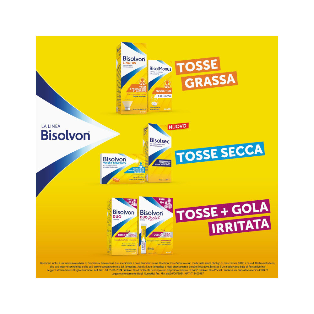 Bisolsec Soluzione Orale Trattamento Sintomatico Della Tosse Secca 190ml-7