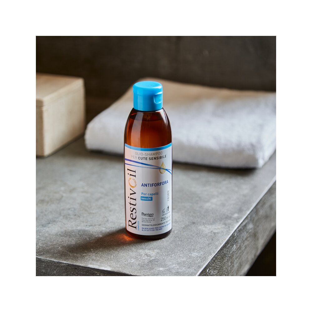Restivoil Complex Olio-Shampoo Antiforfora per cute sensibile capelli secchi 250ml-3