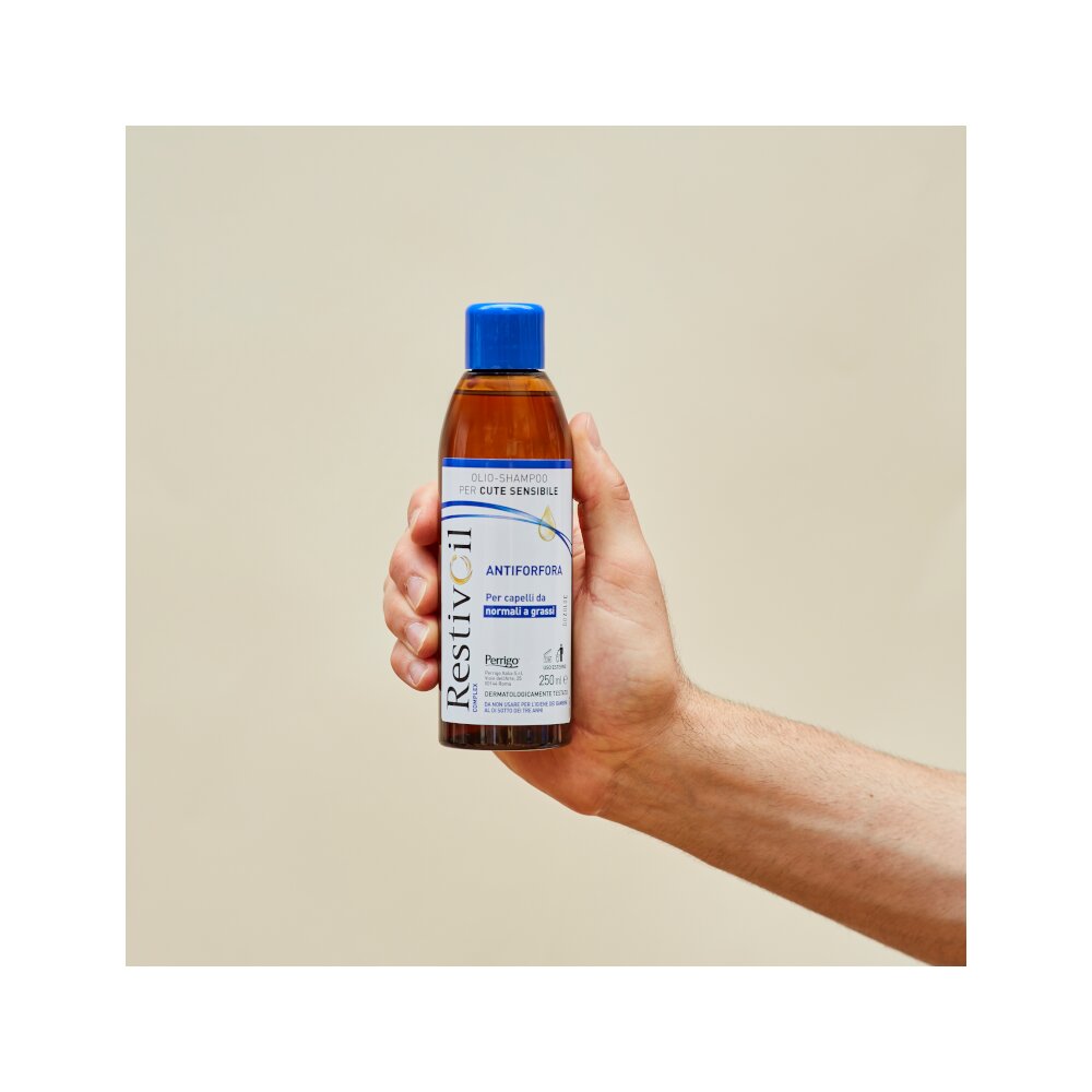 Restivoil Complex Antiforfora Olio-Shampoo per cute sensibile capelli da normali a grassi 250ml-3