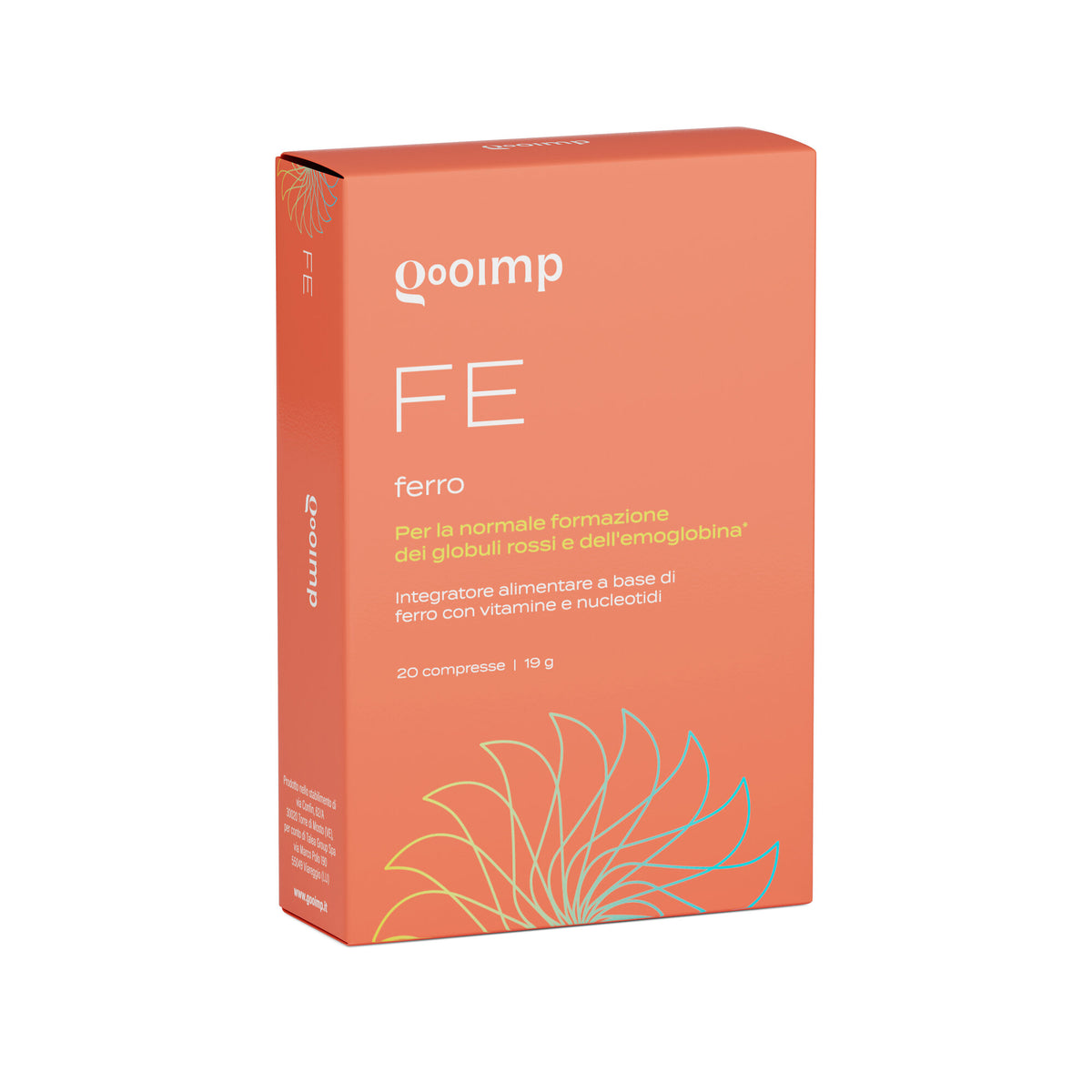 Gooimp Fe integratore di ferro 20 compresse-6