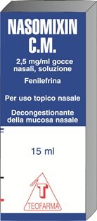 Nasomixin CM Gocce Nasali 15ml 2,5mg/ml-1