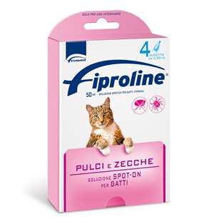 Fipralone 50mg Soluzione Spot-on Per Gatti 4 Pipette-1
