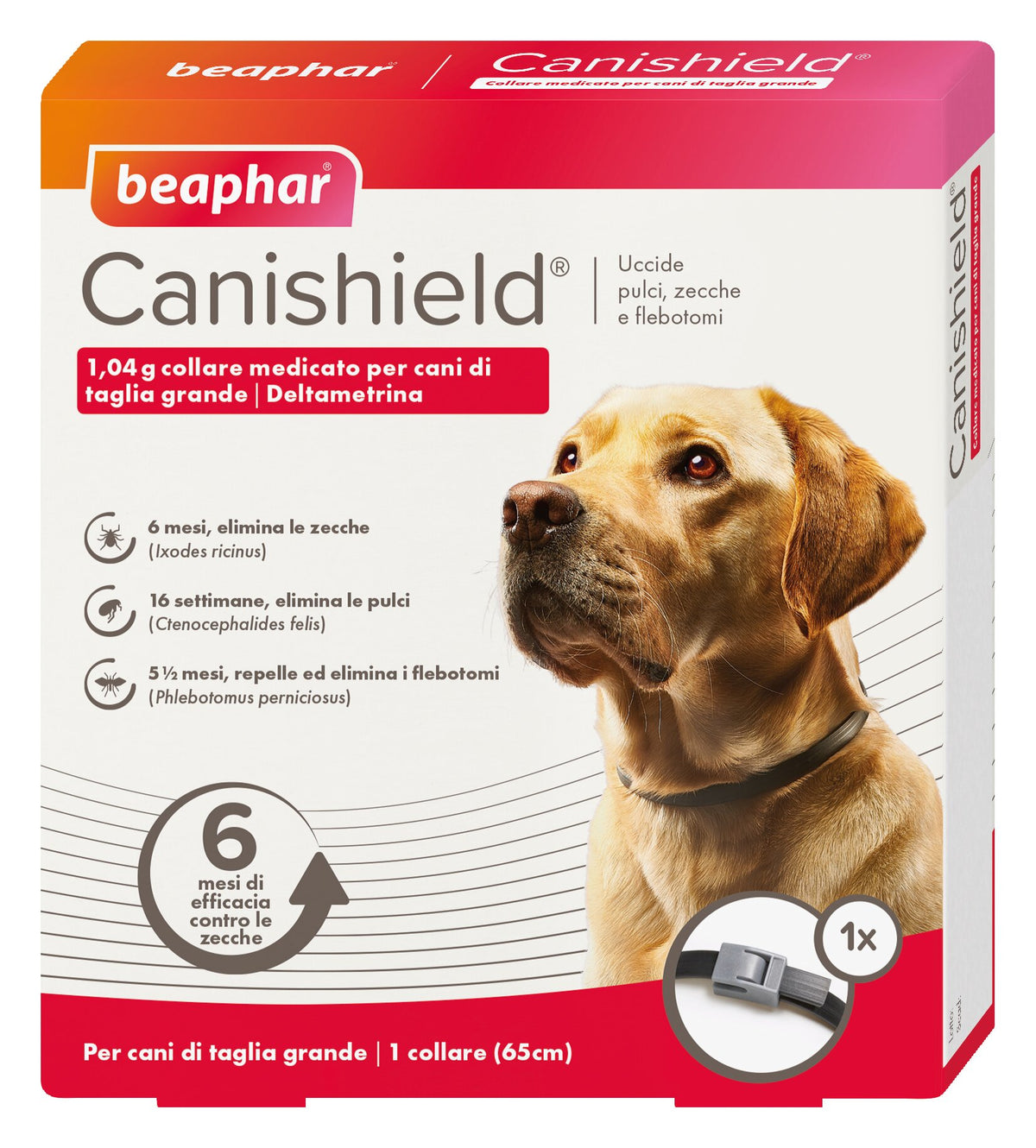 Beaphar Canishield 1.04g Collare Medicato Per Cani Di Taglia Grande-1