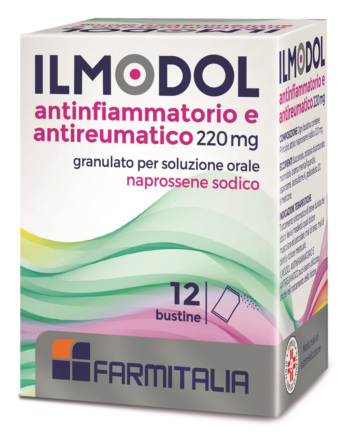 Ilmodol Antinfiammatorio e Antireumatico 220mg granulato per soluzione orale 12 bustine-3