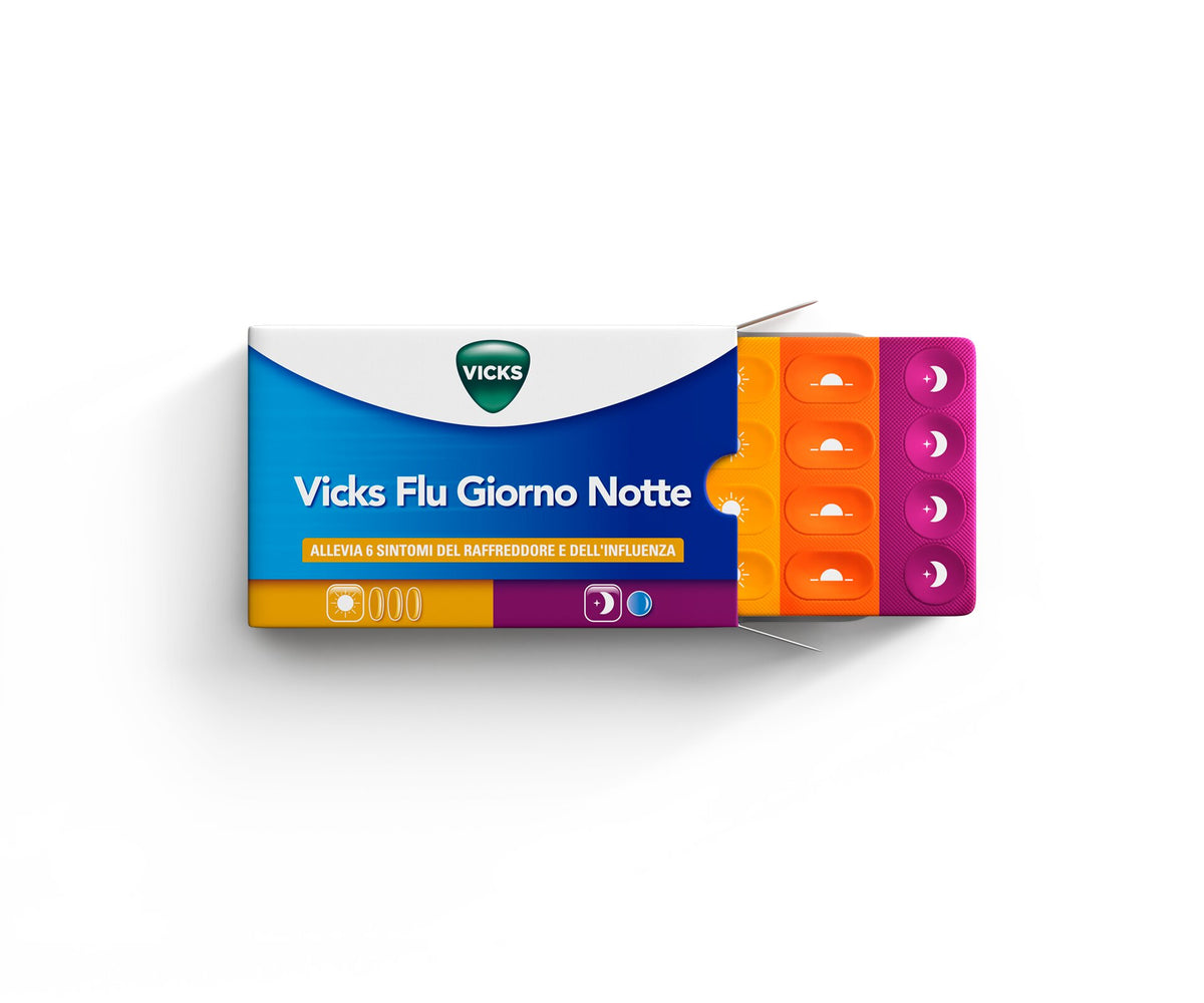 Vicks Flu Giorno Notte 16 compresse rivestite-3