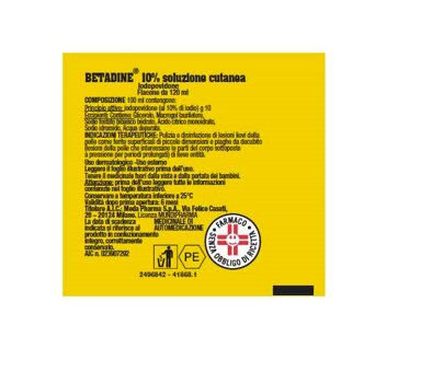Betadine Soluzione 1 Flaconcino 120ml 10%-3