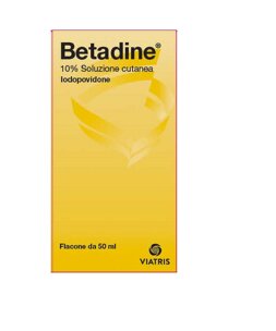 Betadine 10% Soluzione Cutanea 50ml flaconi-3