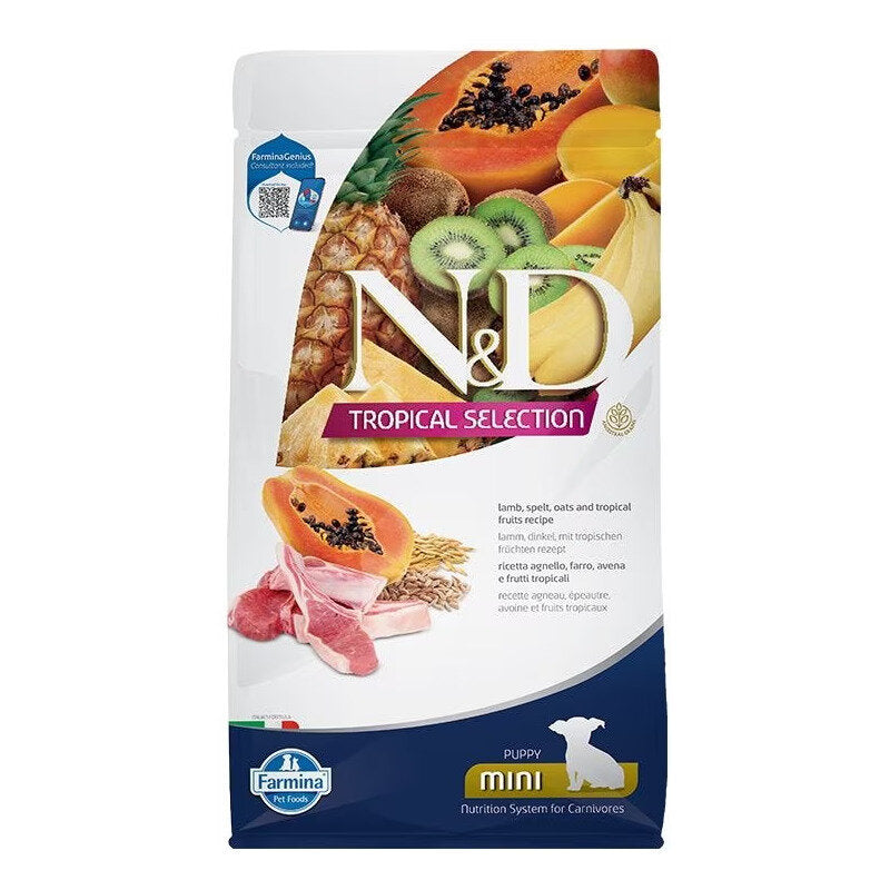 Farmina N&D Dog Mini Tropical Selection Lamb Per Cani Cuccioli 5kg-1