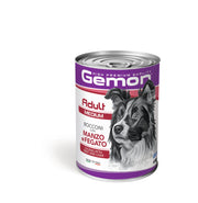 Gemon Bocconi Manzo E Fegato Cibo Umido Cani Adulti Taglia Media Barattolo 415 g-3