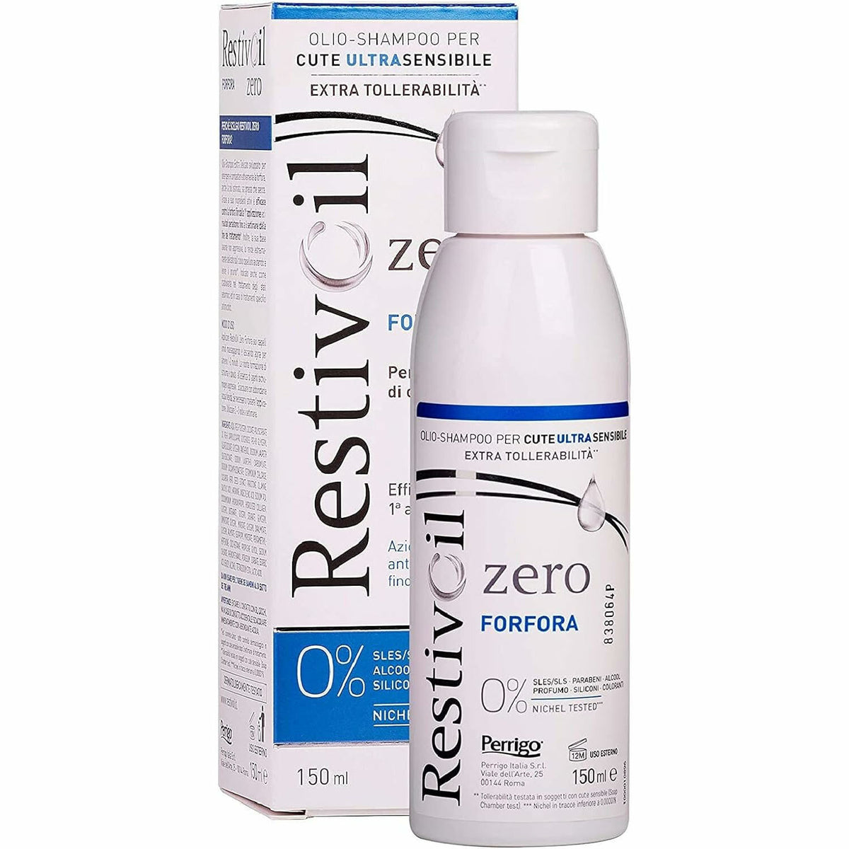 Restivoil Zero Forfora Olio-shampoo per cute sensibile 150ml-2