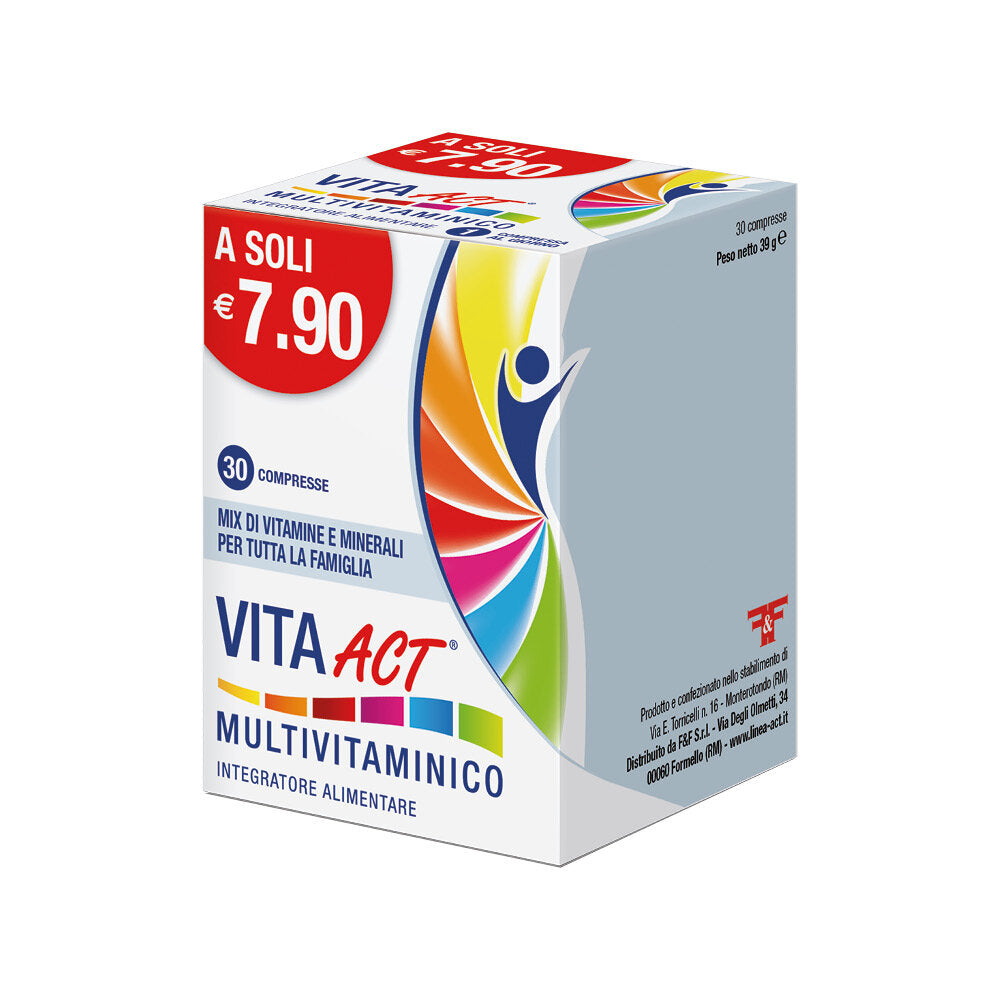 Vita Act vitamine e minerali per tutta la famiglia 30 compresse-2