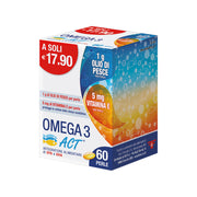Omega 3 Act utile per la funzione cardiaca 60 perle da 1g-2