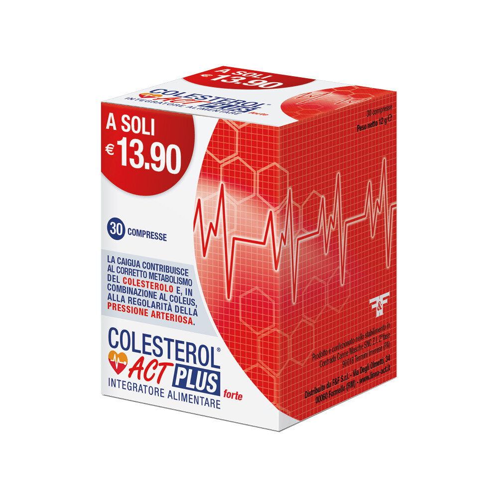 Colesterol Act Plus Forte per i livelli di colesterolo 30 compresse-2